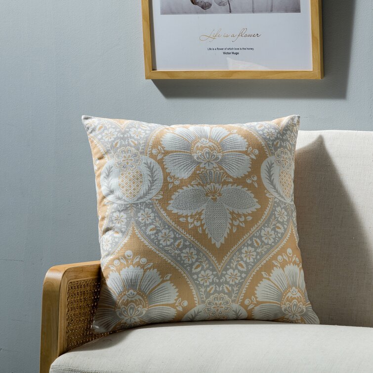 Yellow and discount gray throw pillows